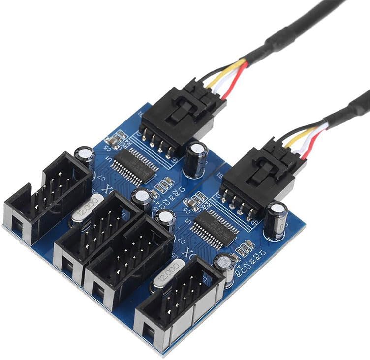9 Pin USB Çoklayıcı Anakart Için 4 Port USB 2.0 Çoklayıcı