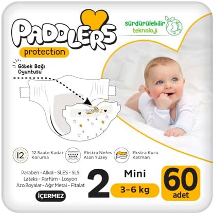 Protection Bebek Bezi 2 Numara Mini (3-6 Kg) 60 Adet Jumbo Paket