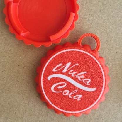 Fallout Nuka Cola Temalı Airtag ile Uyumlu Kılıf Anahtarlık