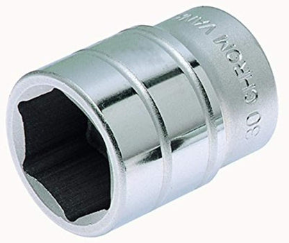 1119061034 34 Mm3/4" Altı Köşe Lokma Anahtar, Krom, 34 Mm
