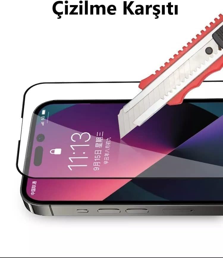 iPhone 16 Pro için Ekran Koruyucu ESD Antistatik Toz Tutmayan Tam Kaplayan Toz Korumalı Parmak İzi Karşıtı 9H Premium Temperli Apple iPhone 16 Pro için Kırılmaz Cam 9D Ekran Koruyucu