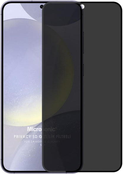 Galaxy A36 Privacy 5D Gizlilik Filtreli Cam Ekran Koruyucu Siyah