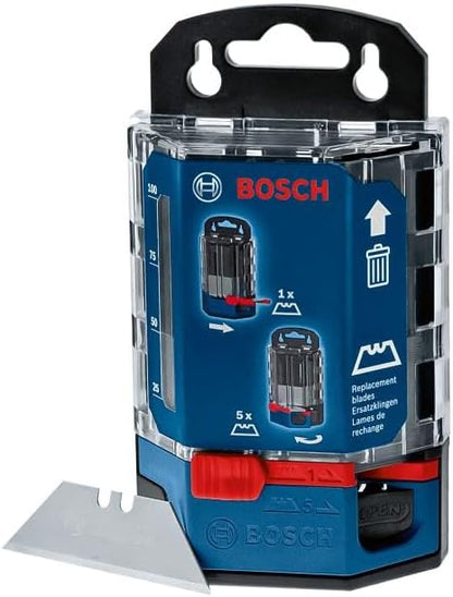 Professional Dispenser içinde 50 yedek bıçak (Professional trapez bıçak uçları ile uyumlu)