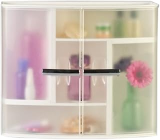 Primanova M-09416 Şeffaf Naturel Banyo Ecza Dolabı