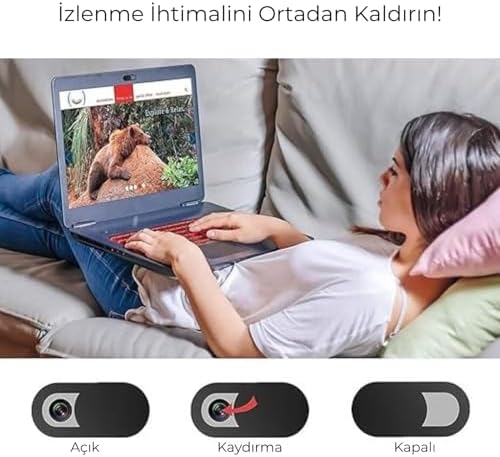 5 Adet Webcam Kapatıcı 0,7 mm ince - (Web kamerası) MacBook Pro, iMac, Laptop, PC, iPad Pro, iPhone, akıllı telefon uyumlu
