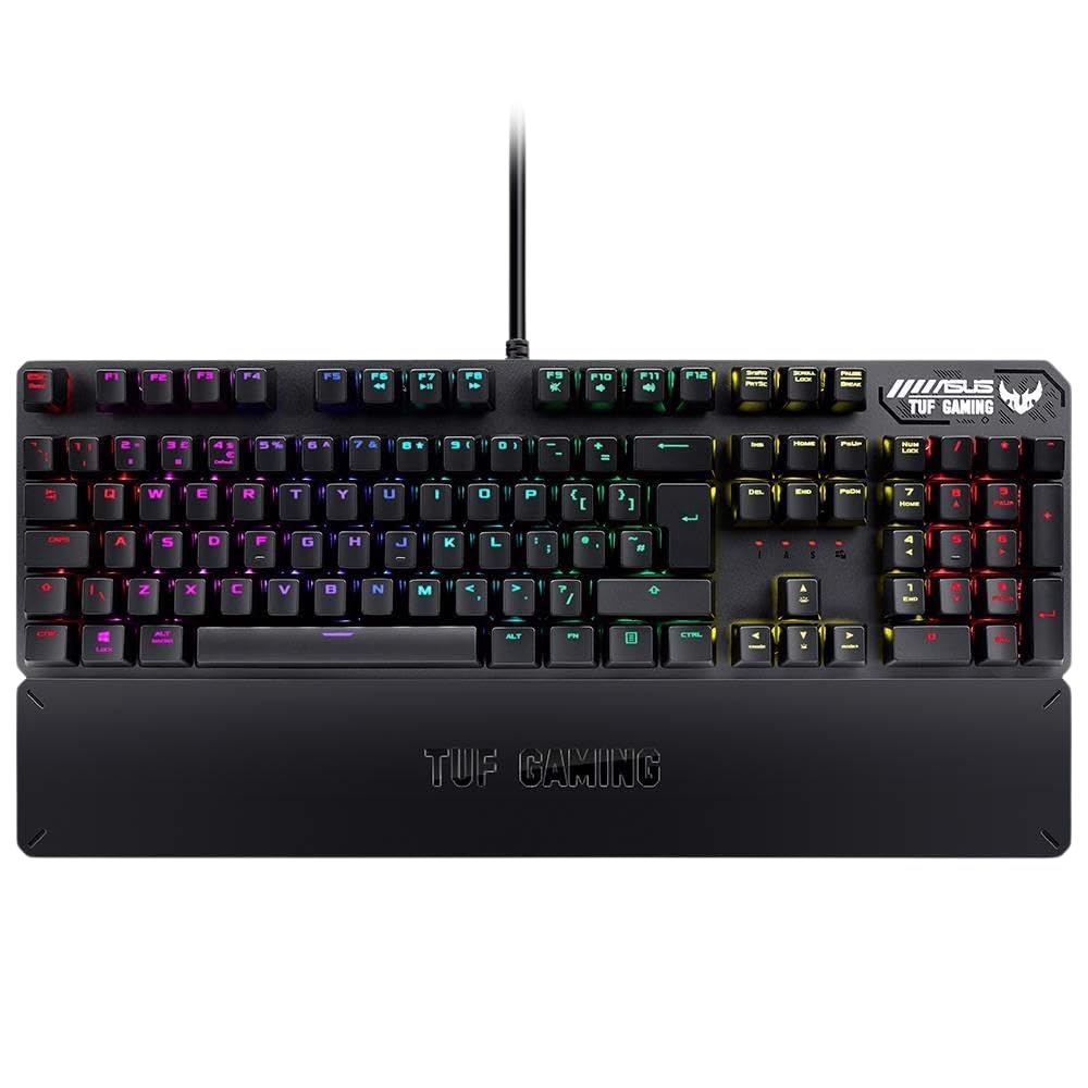 Asus TUF Gaming K3 RGB Red Switch Mekanik Kablolu Gaming (Oyuncu) Klavye