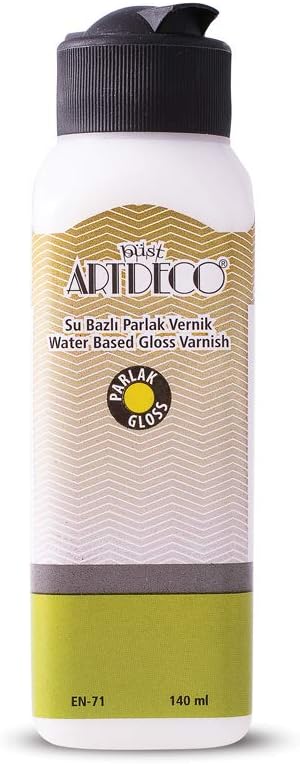 Artdeco Su Bazlı Parlak Vernik, 140ml