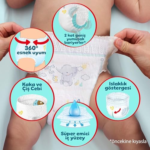 Külot Bebek Bezi Premium Care 6 Numara 28 Adet