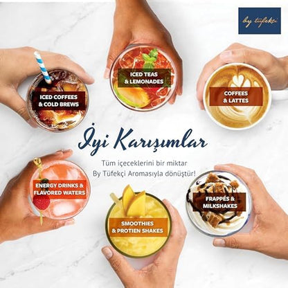 Vanilya Aromalı Şurup 750 ml – Kahve, Pasta, Tatlı ve Kokteyl İçin, Doğal Aroma, Gerçek Pancar Şekeri