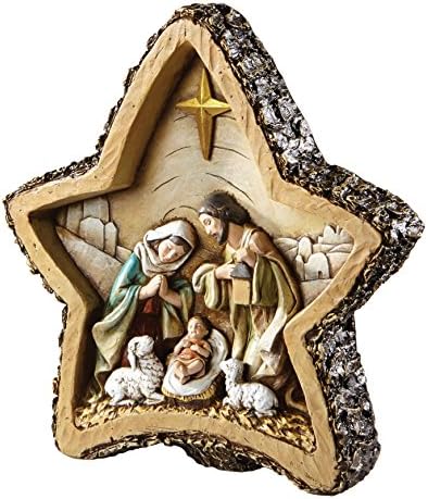 Avalon Gallery Nativity Woodcut Figür, Yıldız