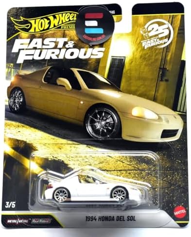 Hızlı ve Öfkeli Premium Arabalar 1994 Honda del Sol 1:64 Ölçekli Metal Toplayıcı Araç Hızlı ve Öfkeli Film Efsanesi JHW63'ten Esinlenildi