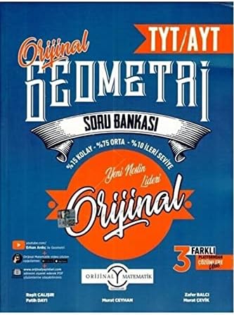 YKS TYT AYT Geometri Orijinal Soru Bankası