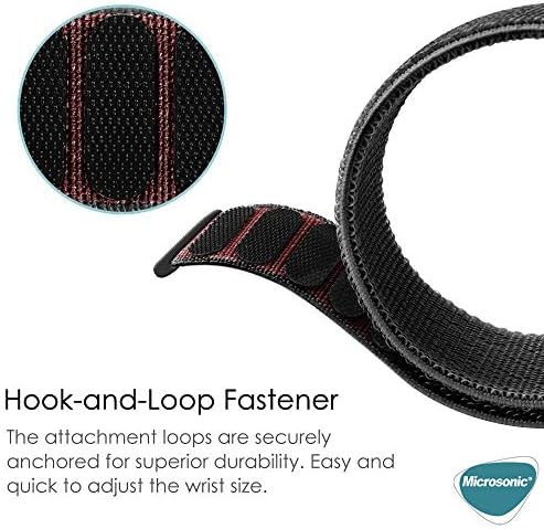 Honor 2 46mm için Hasırlı Kordon Woven Sport Loop Sarı [Honor 2 46mm ile Uyumlu Kordon - Sarı]