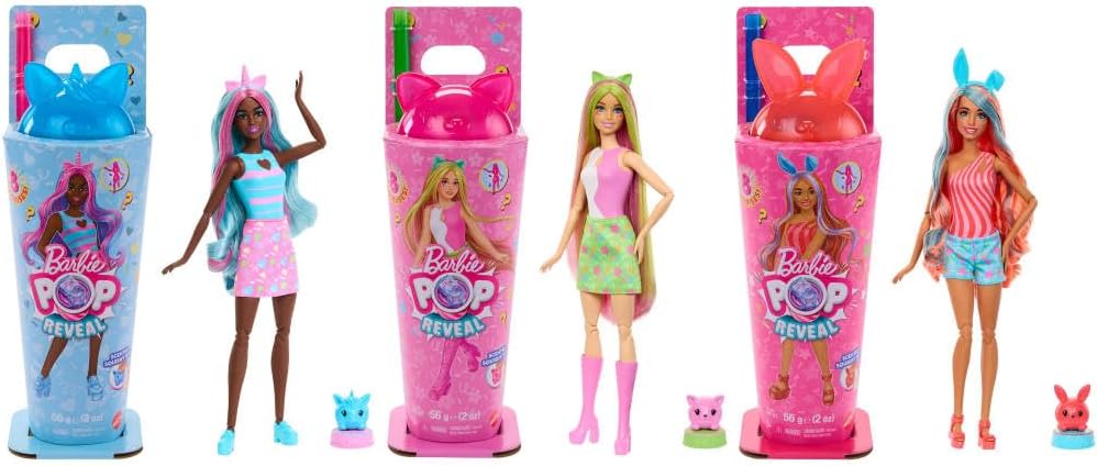 Barbie Pop Reveal Shake Serisi JCN85 - Pembe Kedi Jcn88