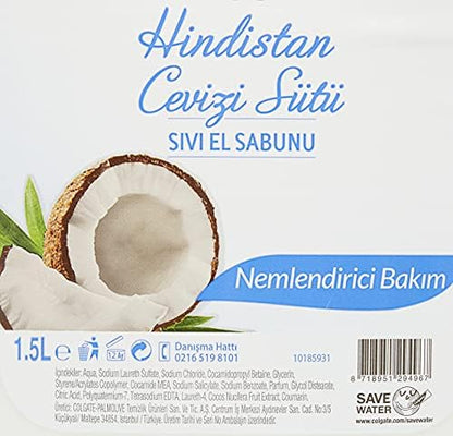 Hindistan Cevizi Sütü Sıvı El Sabunu, 1500 ml