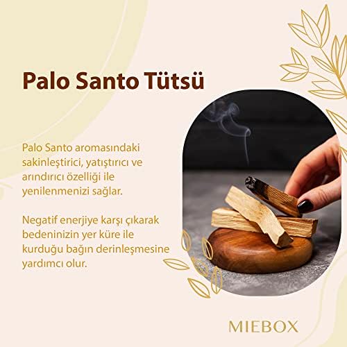 Enerji Başlangıç Seti: Palo Santo Tütsü - Balmumu Mum - Adaçayı Tütsü Demeti