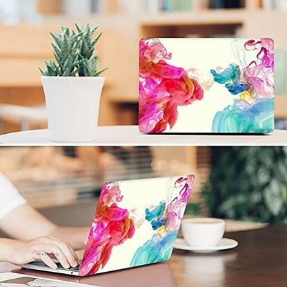 MacBook Air 13 İnç Kılıf A2337 M1 A2179 A1932 Uyumlu Mat Sert Kapak UV Baskılı Modern Desenli Koruyucu Hard Case İnce Hafif Laptop Kılıfı Pembe
