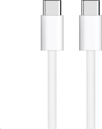 iPhone 15/16 ve Android İçin Type C-C, 60Watt PD, ÖRGÜLÜ, Hızlı Şarj Kablosu (100 CM)