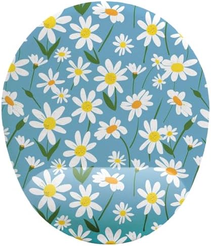Papatya Desenli Bilek Destekli Mouse Pad