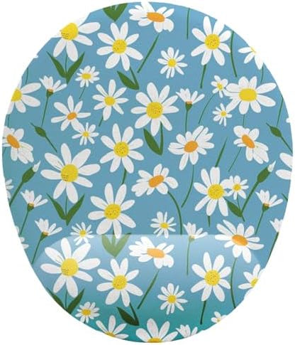 Papatya Desenli Bilek Destekli Mouse Pad
