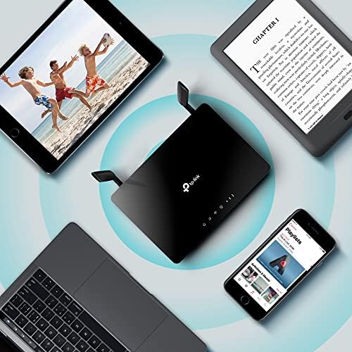 MR400, AC1200 Wireless Dual Band 4G LTE Router, 4G/3G SIM Yuvası, 64 Cihaza Kadar Bağlantı, Yapılandırma Gerektirmez, Konuk Ağı ve Ebeveyn Kontrolü Desteği