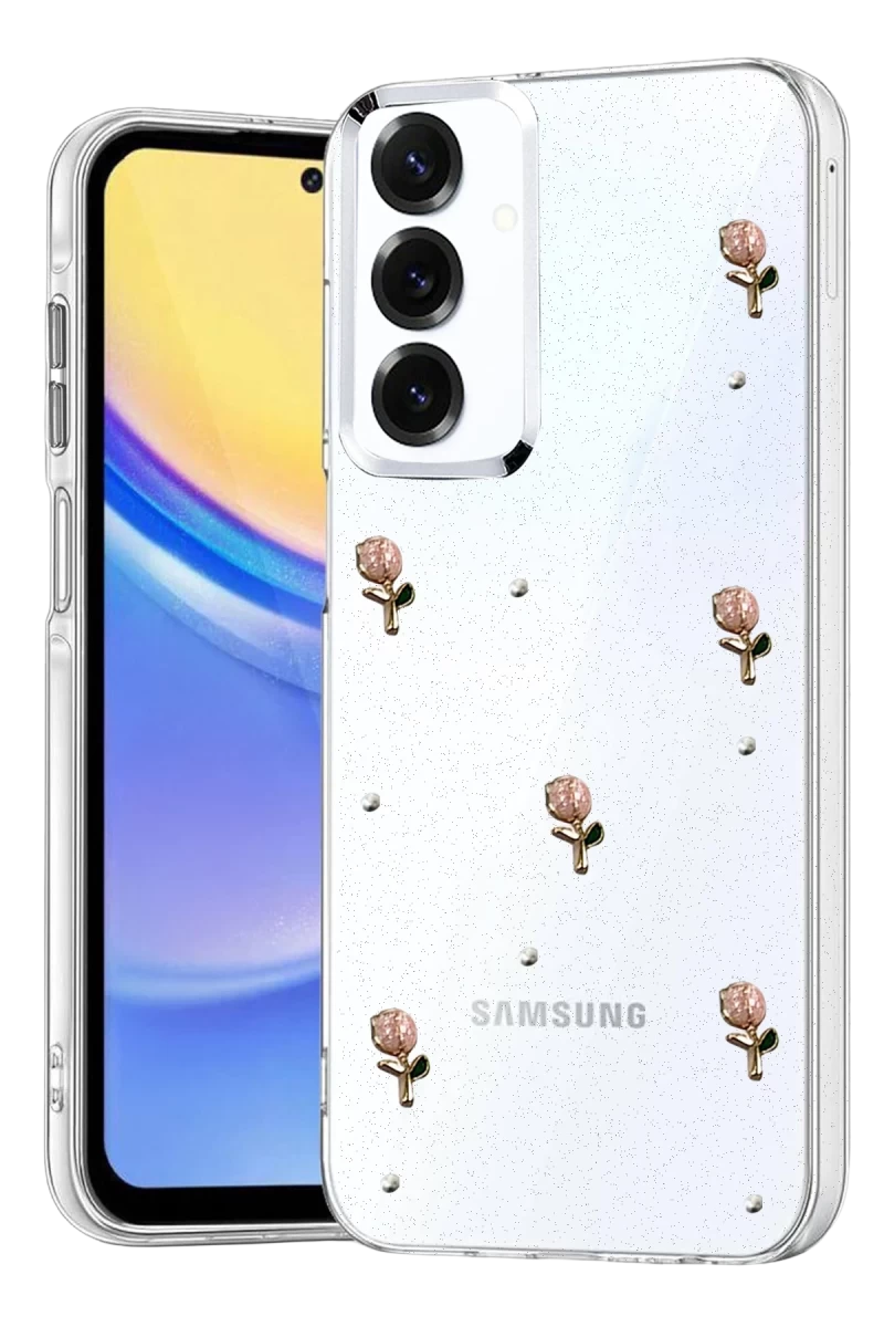 Samsung Galaxy S25 FE Fiyonk Desenli Kapak - Desen 6