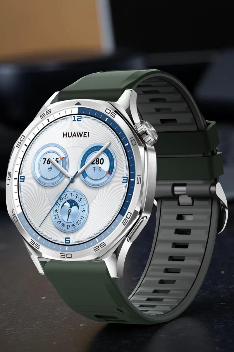 Apple Watch Ultra 49mm Minoc Kordon - Beyaz-Turuncu