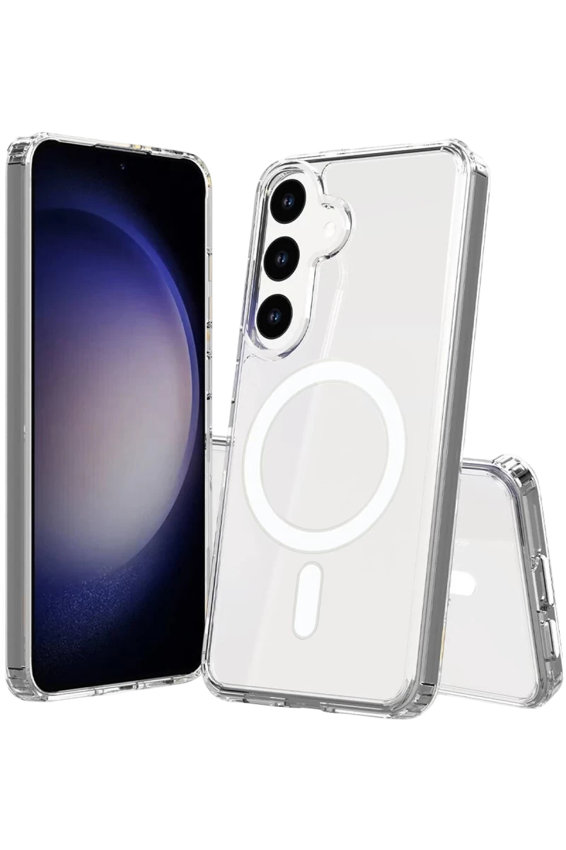 Samsung Galaxy S26 Magneticsafe Şeffaf Silikon - Şeffaf