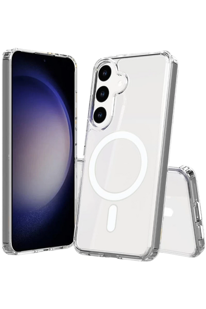 Samsung Galaxy S26 Magneticsafe Şeffaf Silikon - Şeffaf
