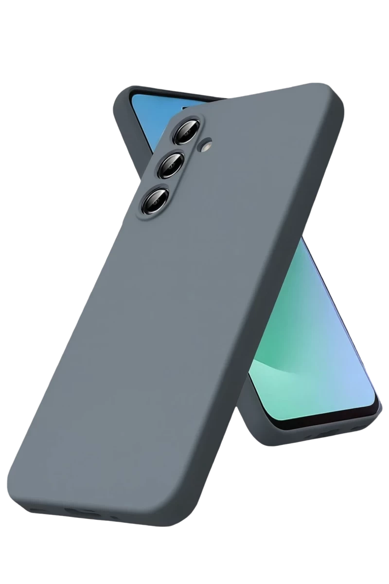 Samsung Galaxy A17 5G Nano içi Kadife Silikon - Gri