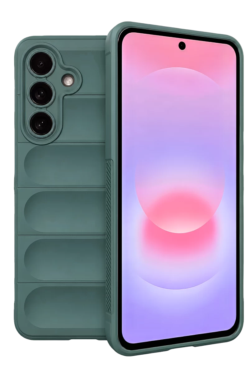 Samsung Galaxy A37 5G Optimum Silikon - Koyu Yeşil