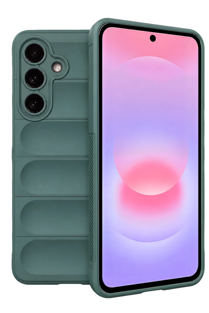 Samsung Galaxy A37 5G Optimum Silikon - Koyu Yeşil