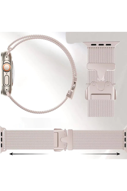 Apple Watch 42mm Milano Metal Kordon - Siyah