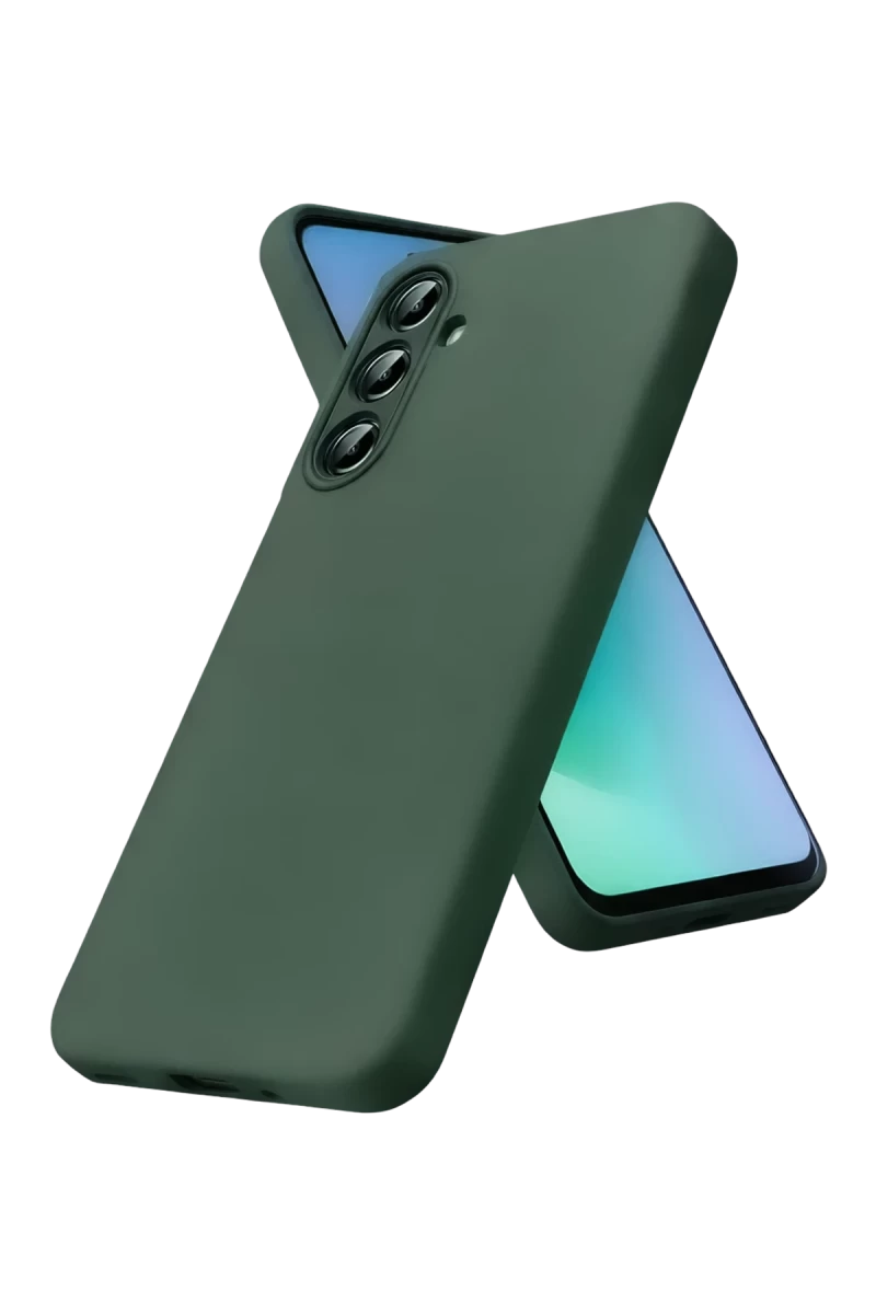 Samsung Galaxy A37 5G First Silikon - Koyu Yeşil