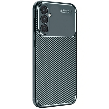 Samsung Galaxy A16 5G Kılıf Auto Focus Karbon Kapak - Koyu Yeşil