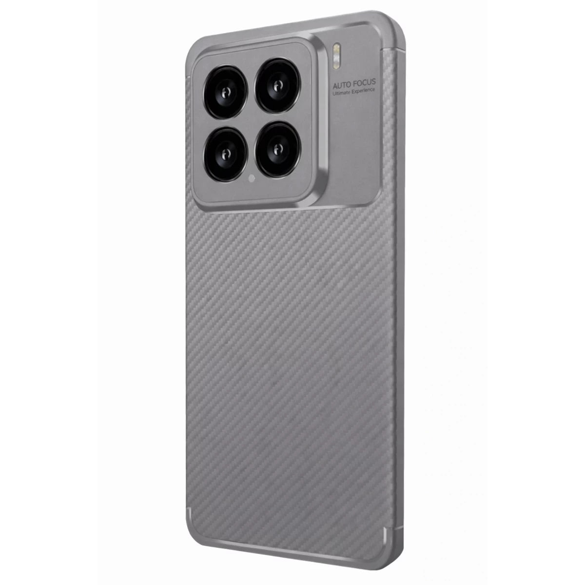 Xiaomi Mi 15 Kılıf Auto Focus Karbon Kapak - Gri