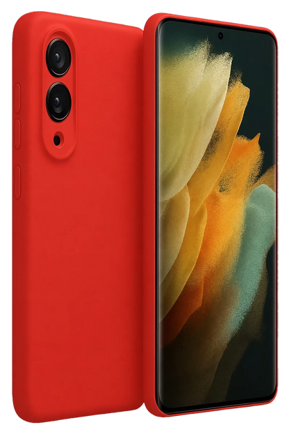 Samsung Galaxy S25 Edge First Silikon - Kırmızı