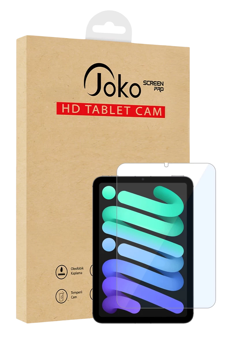 Joko Apple iPad Mini 5 HD Tablet Cam Ekran Koruyucu - Şeffaf