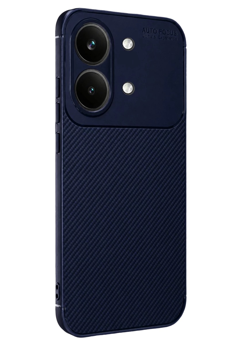 Xiaomi Poco X8 Pro Max Auto Focus Karbon Kapak - Lacivert