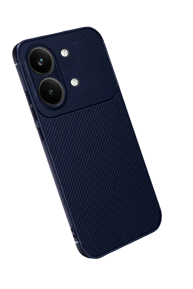 Xiaomi Poco X8 Pro Max Auto Focus Karbon Kapak - Lacivert