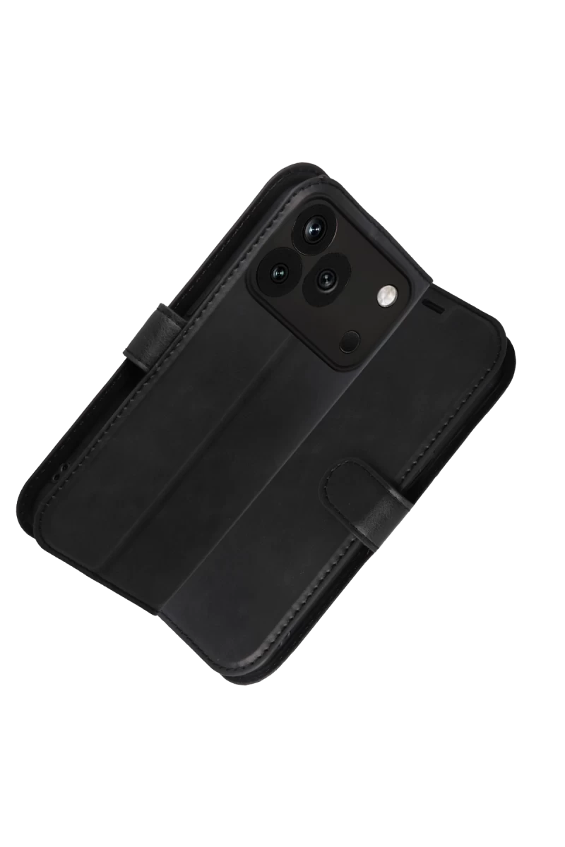 Huawei Honor 600 Pro Trend S Plus Kapaklı Kılıf - Siyah
