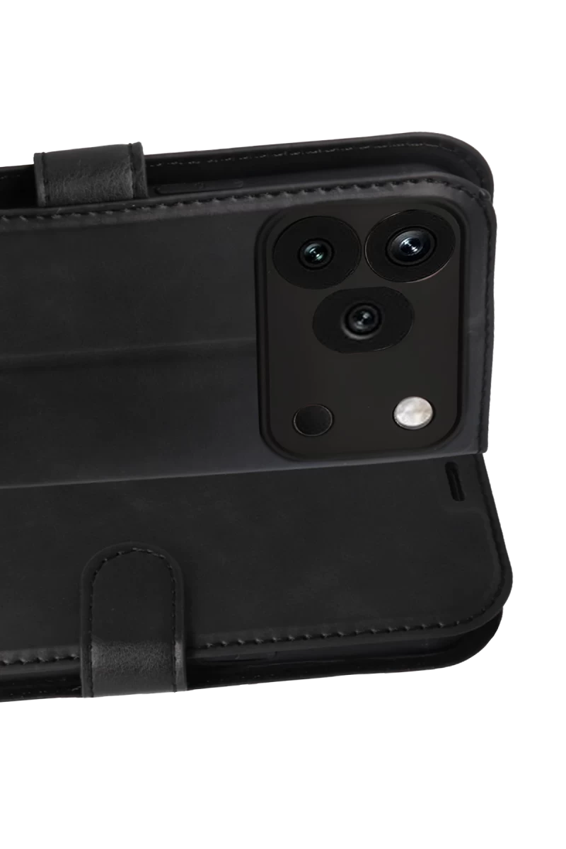 Huawei Honor 600 Pro Trend S Plus Kapaklı Kılıf - Siyah