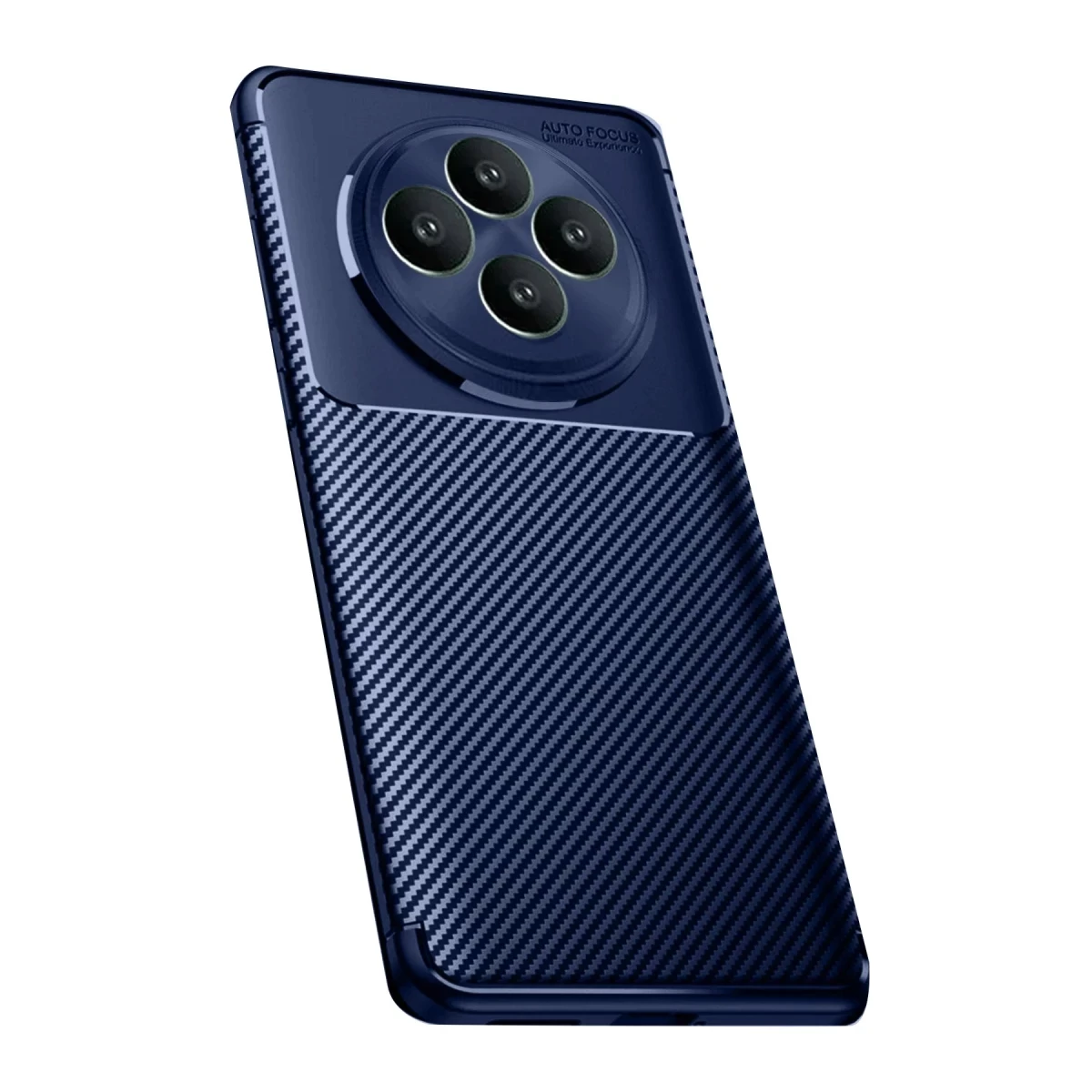 Oppo Reno 11 FS Kılıf Auto Focus Karbon Kapak - Lacivert