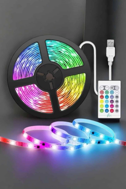 5m Rgb Işıklı Her Ortama Uygun Led Işık
