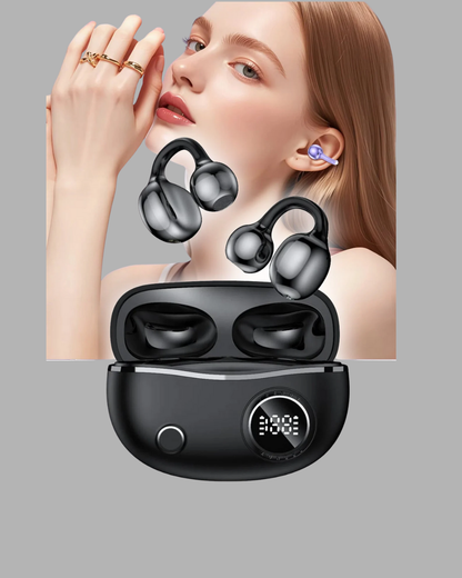 Kablosuz Açık Kulak Kulaklık Bluetooth 5.4 Type-C Hızlı Şarj 30 Saat