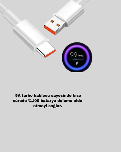 67 Watt Type C Şarj Adaptörü Asus Zenfone 7 8 9 Uyumlu Yeni Nesil