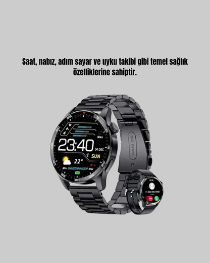 100mAh Şarjlı Akıllı Saat – Mesaj Bildirimi, Müzik Kontrolü ve Ergonomik Tasarım