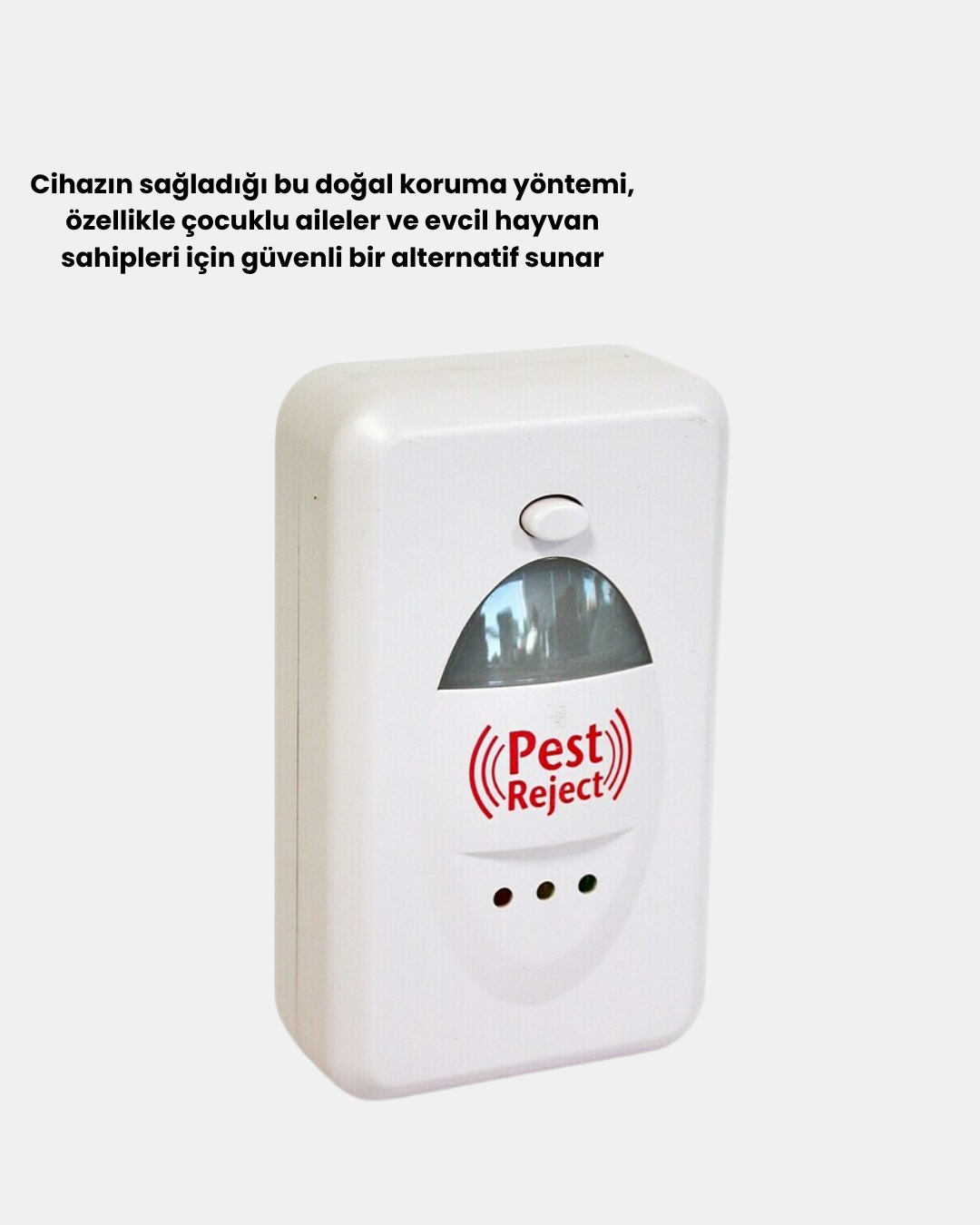 Fare, Sivrisinek ve Böcek Kovucu Ultrasonik Cihaz – Güvenli ve Kimyasalsız Çözüm
