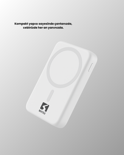 Ultra Kompakt ve Güçlü – MagSafe Powerbank 10000 mAh ile Kablosuz Şarj Deneyimi