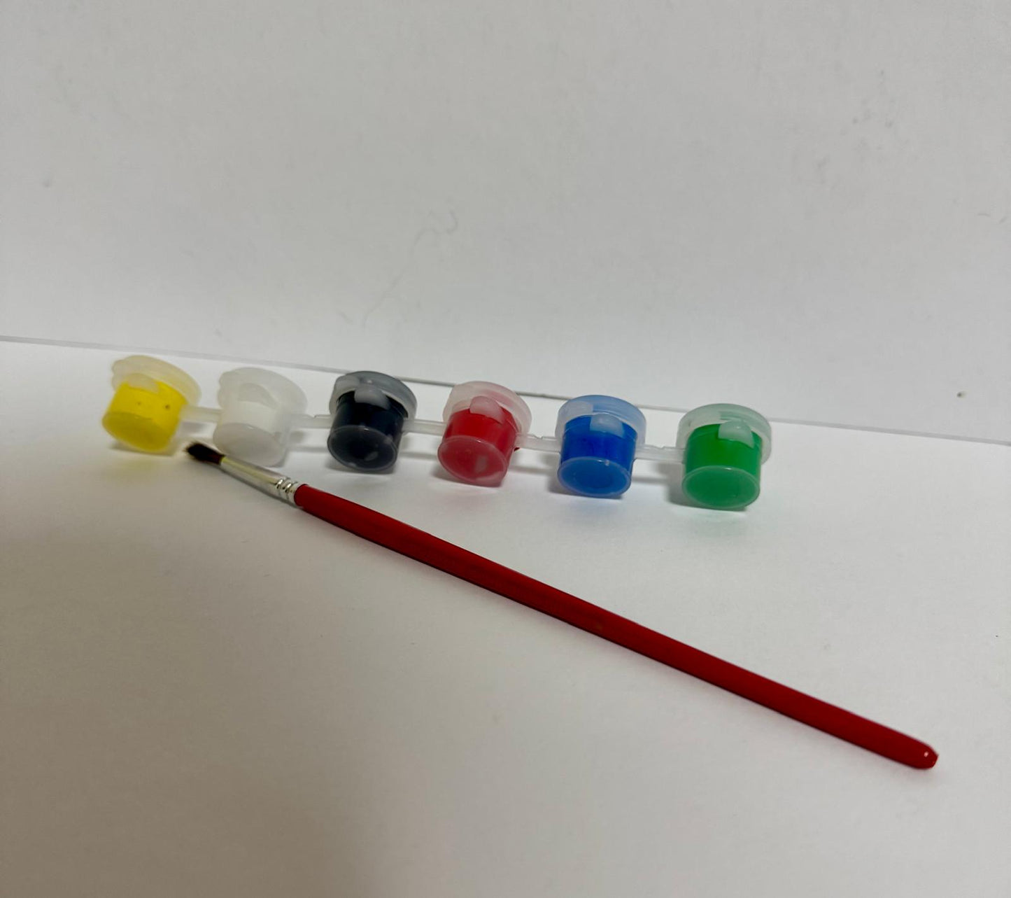 Akrilik Boya 6 lı 3 ml Fırça Hediyeli